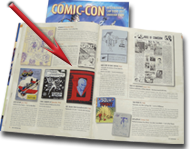 alt="2011 Comic-Con Souvenir Book page 40, with John Fantucchio