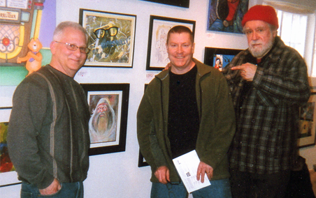 David Irving, John G. Fantucchio and myself at the Del Ray Artisans Gallery in May 2011