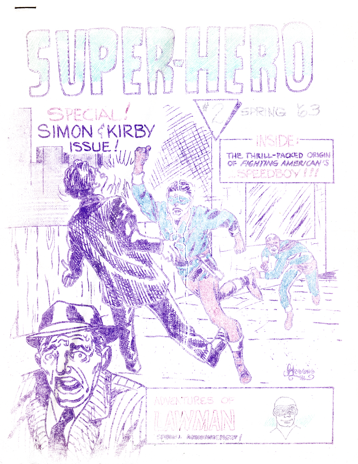 Super Hero #2 fanzine